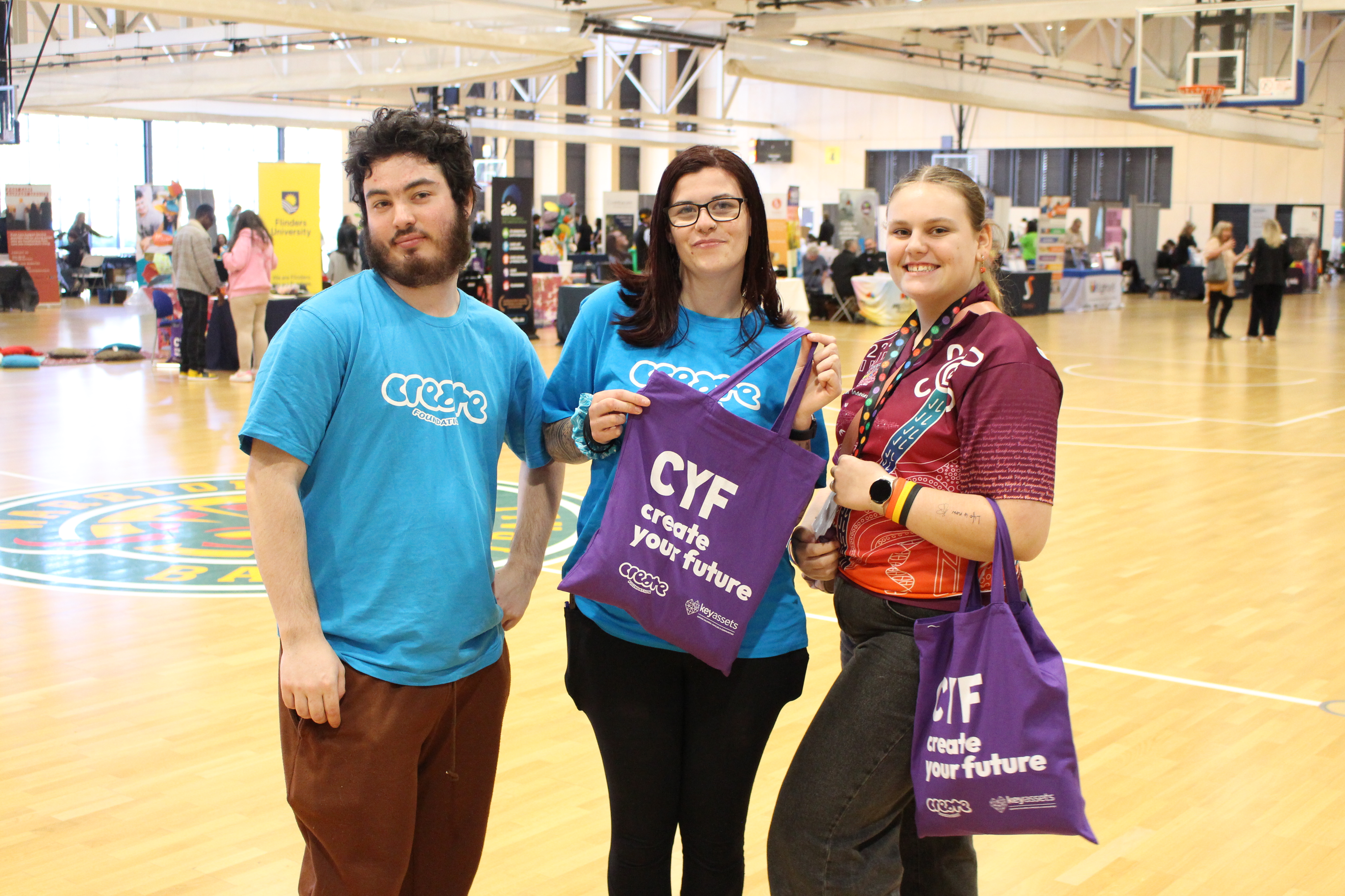 A photo from the 2025 CYF Expo in partnership with CREATE Foundation and Key Assets Australia